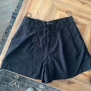 Black Zara shorts.